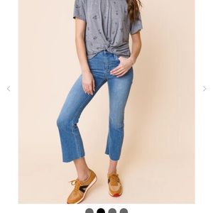 Harper Heritage High Rise Kick Cropped Skinny Jeans size 26